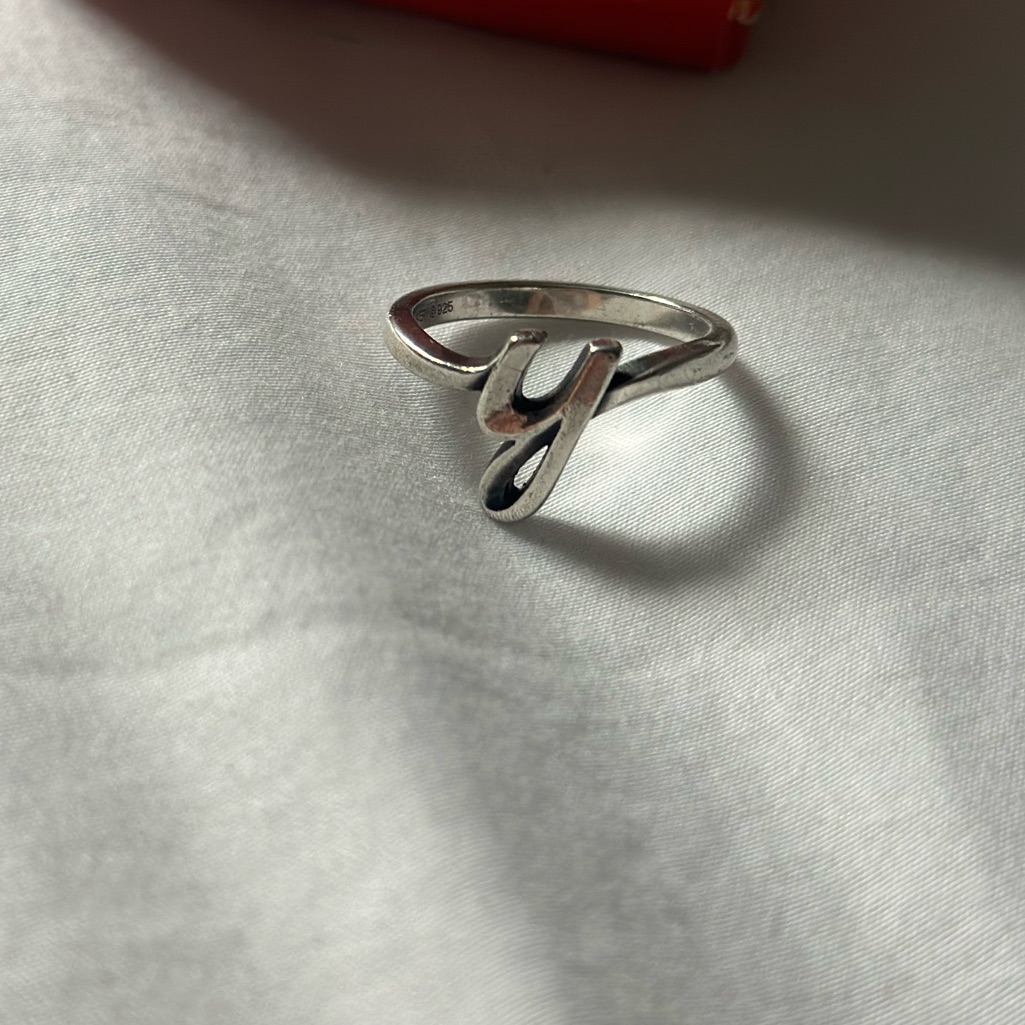 James Avery Y Initial Ring